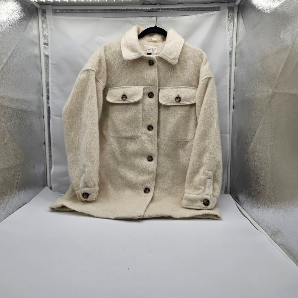 Universal Thread Womens Size Large Lined Wool Blend Jacket Shacket Fall Winter - Picture 1 of 8